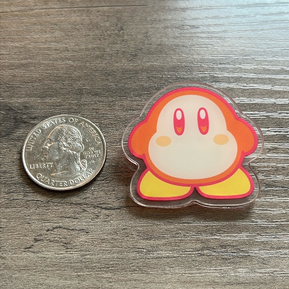 ✨ 5 for $25 ✨ Handmade Kirby pin